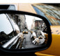 Car borderless small round mirror 360 degree reversing blind spot mirror convex mirror rear view rotating mirror glass small 