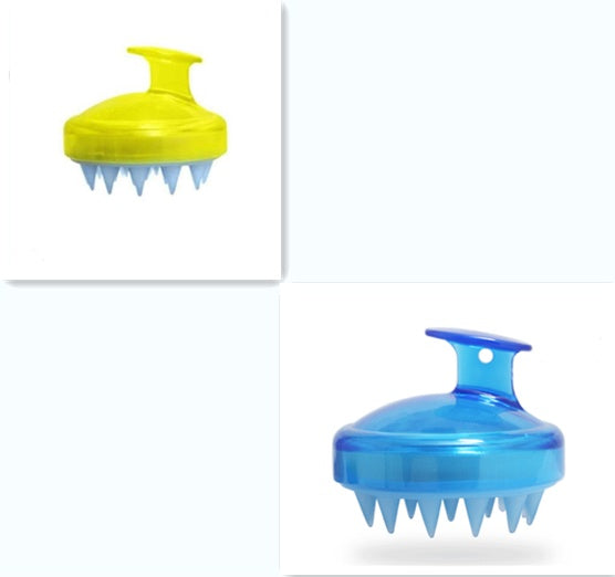Silicone Shampoo Brush Massage Scalp Hair Brush 618895096369