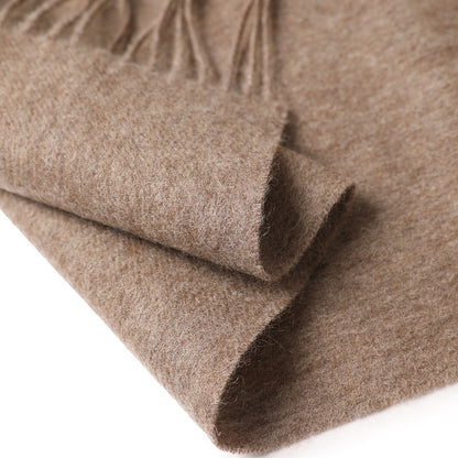 New Solid Color Wool Long Beard Warm Tassel Scarf Thick 618f4944 2042 49ad 9f9a 353027d3673f