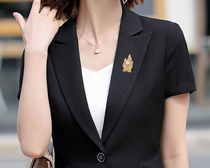 Fashion Creative Castle Alloy Diamond Brooch 61944c54 41af 4454 bf9e 71da69fa2121