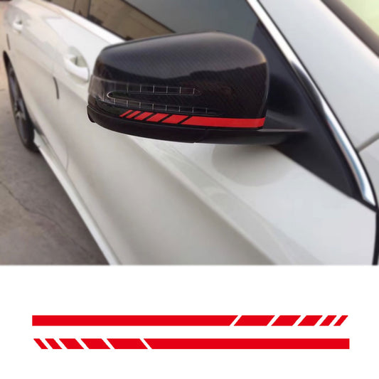 Side Mirror Striped Car Sticker 619b2e38 3edd 473e b762 d4c519a33323
