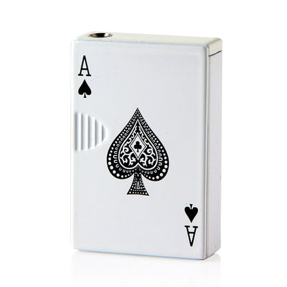 Creative Personality Cool Playing Cards Inflatable Electronic Windproof Lighter 61aedf44 2b67 4b29 99ca 1ddb6ed683a7