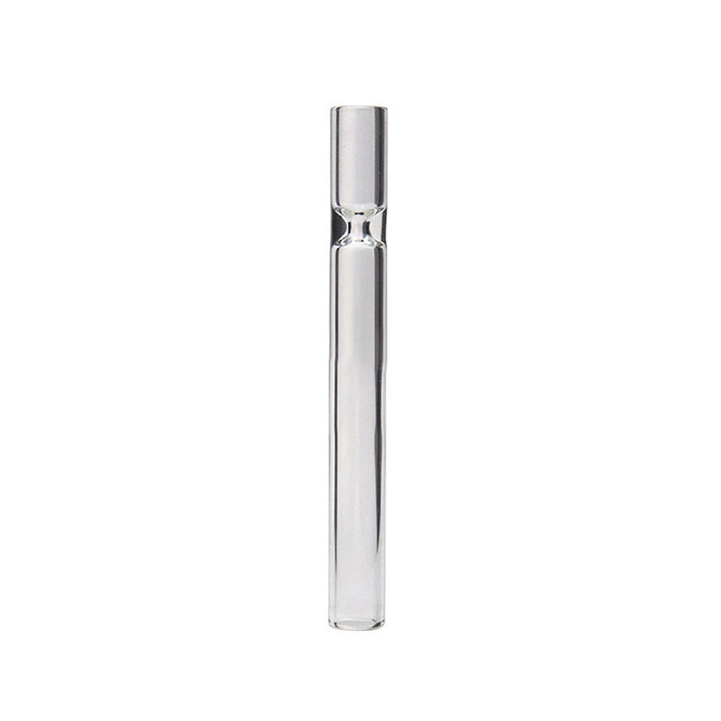 Telescopic Smoke Pipe Clear Straight Glass Suction Nozzle - 图片 7