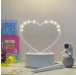 3D Acrylic Board Handwriting Message Board LED Light - HD Wireless Product #93