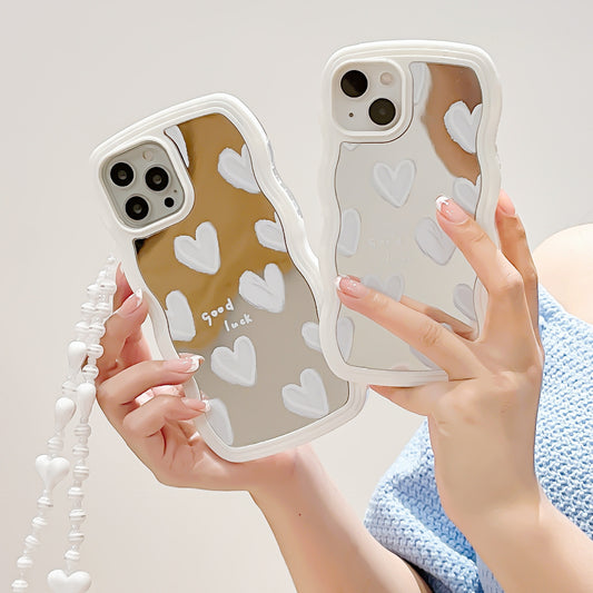 Twisted Edge Mirror White Love Mobile Phone Case Wave 61f6d5b2 6a30 4cd4 8b98 d17fa0987770