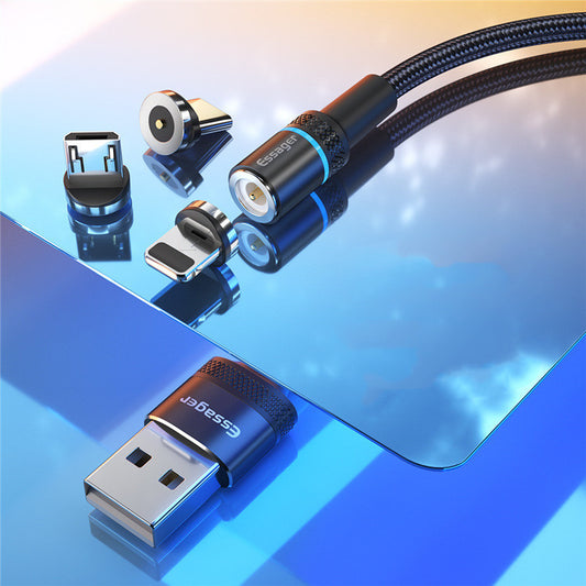 Aluminum Alloy Three-in-one Magnetic Data Cable 62082caf d778 4e0e 8453 2ddd8f14fca1