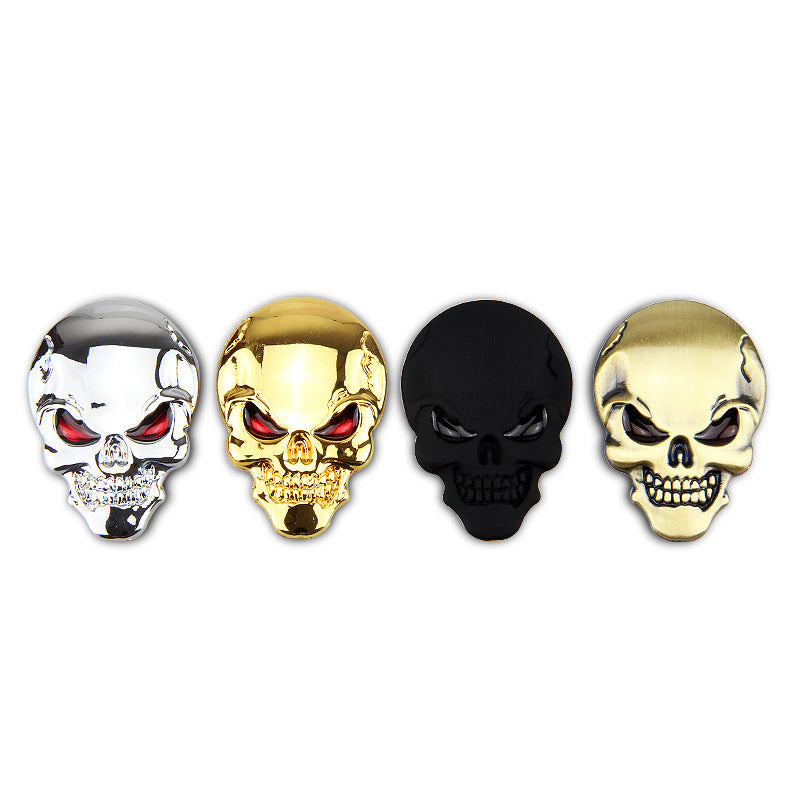 Car Metal Skull Sticker Body Sticker Red Eye Ghost Head 620a3a57 e03a 47c4 94c2 f5a8fa4c7e7f