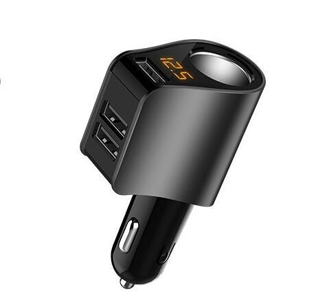 Car Fast Charge USB Multi-function Adapter Cigarette Lighter Socket One For Three 6211b4ae 95a3 4b1b 992e 37566e5eee08