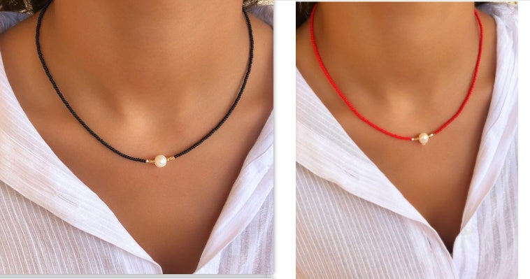 Trendy Design Colorful Necklace Rice 6214badf d312 49a2 af38 3ef55689e0b6