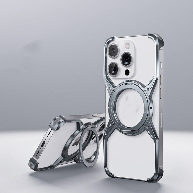 Anti-fall Heat Dissipation Metal Phone Case Mechanical Arm Protective Shell - 图片 4