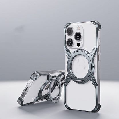 Anti-fall Heat Dissipation Metal Phone Case Mechanical Arm Protective Shell - 图片 4