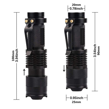 Aluminum alloy mini flashlight 622745177094