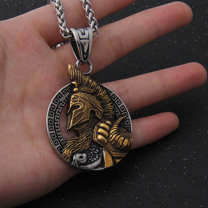 Viking Warrior Titanium Steel Pendant Stainless Steel 6229267a 6484 405e 9ffd 061035342ba4