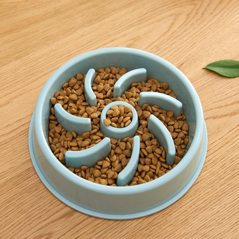 Plastic Pet Dogs And Cats Choke Prevention Slow Food Bowl 6238318382646