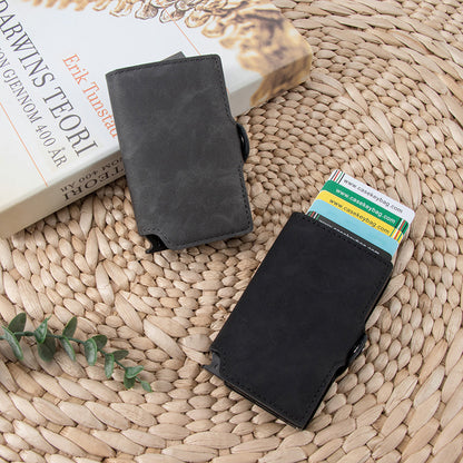 RFID ID Bank Card Holder PU Mini Metal Wallet 624164c8 98d2 4970 9ebb c28ea4dc4bdf