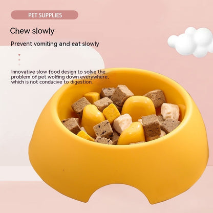 Pet Dog Slow Food Bowl Feeder Color 62524bf4 e0a2 4583 9389 6c2a45a23205