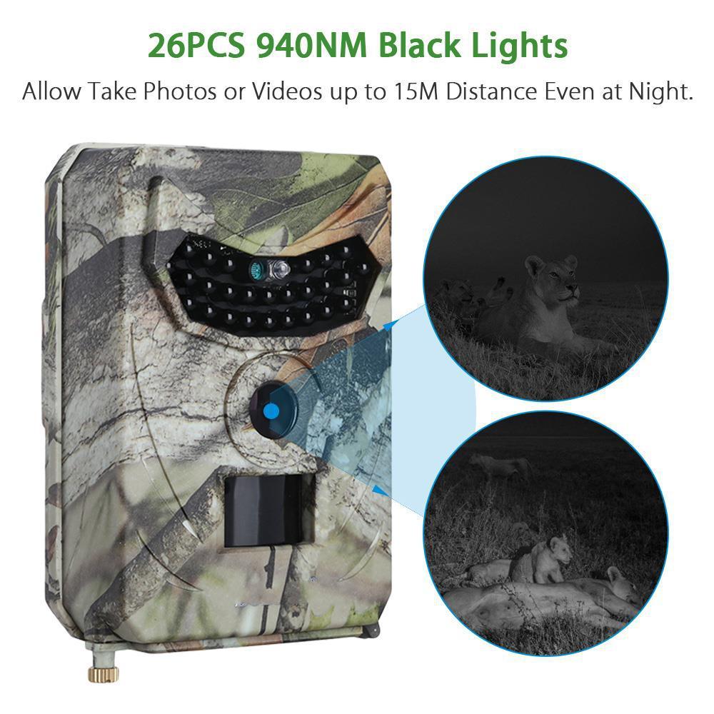 1080P Trail Camera Hunting Game Camera Outdoor Wildlife Scouting Camera PIR Sensor Infrared Night Vision - Wireless Security Camera with Night Vision #7