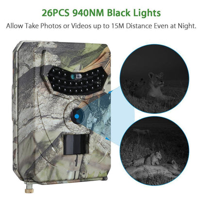 1080P Trail Camera Hunting Game Camera Outdoor Wildlife Scouting Camera PIR Sensor Infrared Night Vision - Wireless Security Camera with Night Vision #7