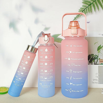 Large Capacity Gradient Three-piece Plastic Fashion Sports Portable Water Cup 625a0126 8545 4a76 91c8 7bb967e2c916