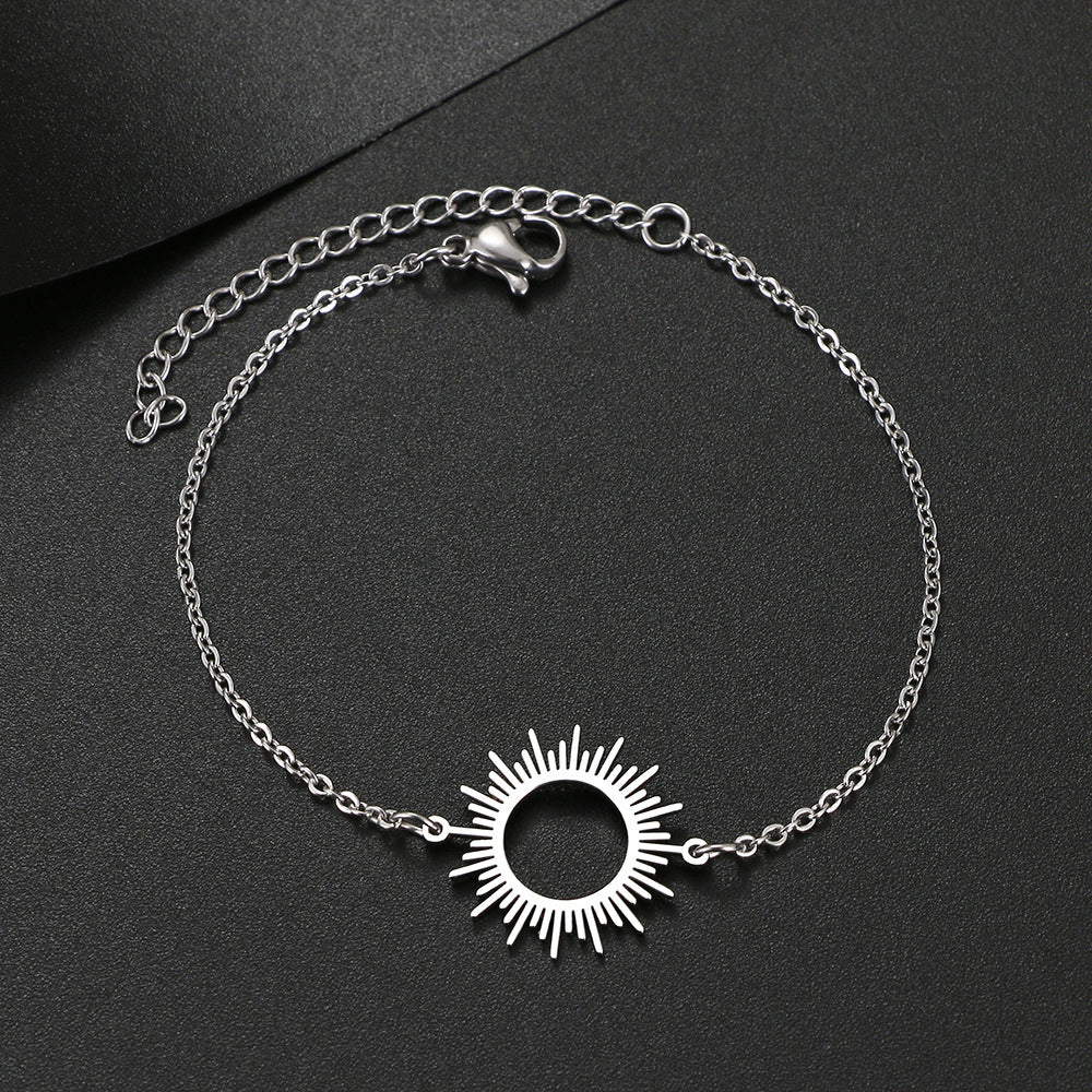 Sun Flower Type Stainless Steel Bracelet 6269400c 039d 4ae2 b28a d611278dea43