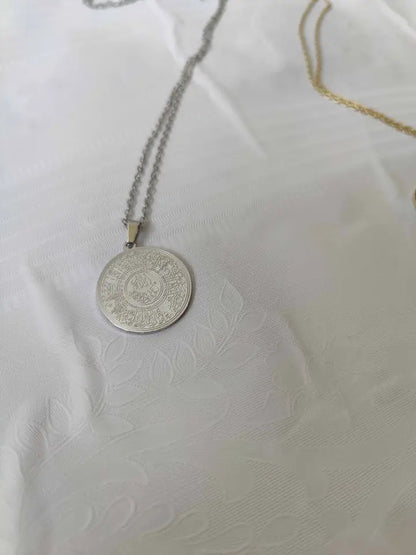 Titanium Steel Necklace Female Arakutusia Corrosion Round Stainless Steel Necklace 62745ad5 97f9 4d44 a26f e32d5b292bc4