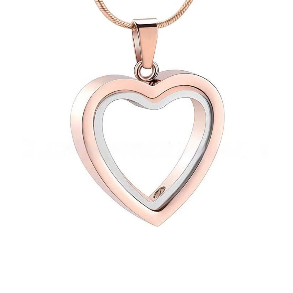 Fashion Personalized Heart-shaped Cinerary Casket Necklace 62764e9e e4c3 49f5 9478 29fec75870c8 fine