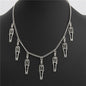 7 skull punk pendant necklaces - HD Wireless Product #6