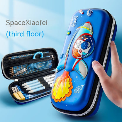 Three-dimensional Pencil Case Primary School Kindergarten Cartoon Large Capacity Pencil Case Pencil Box - 图片 10