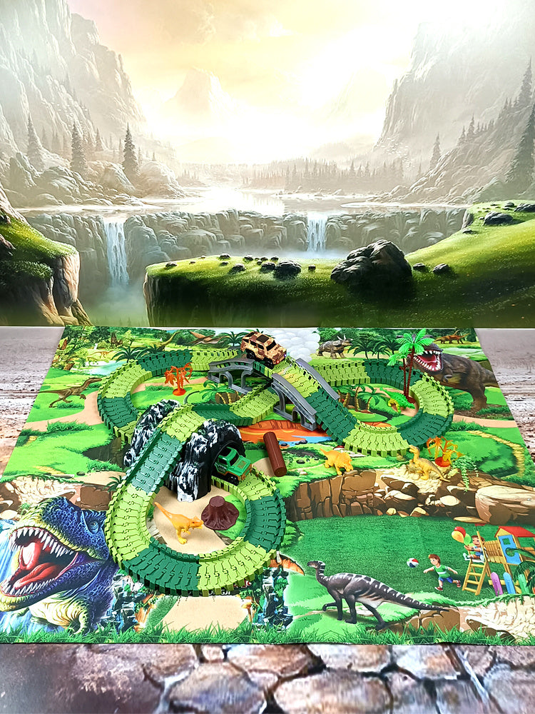 Children's Electric Assembled Track Racing Simulation Animal Tyrannosaurus Dinosaur Toy Puzzle Boy Gift 62946824 8e6e 4ba5 b0
