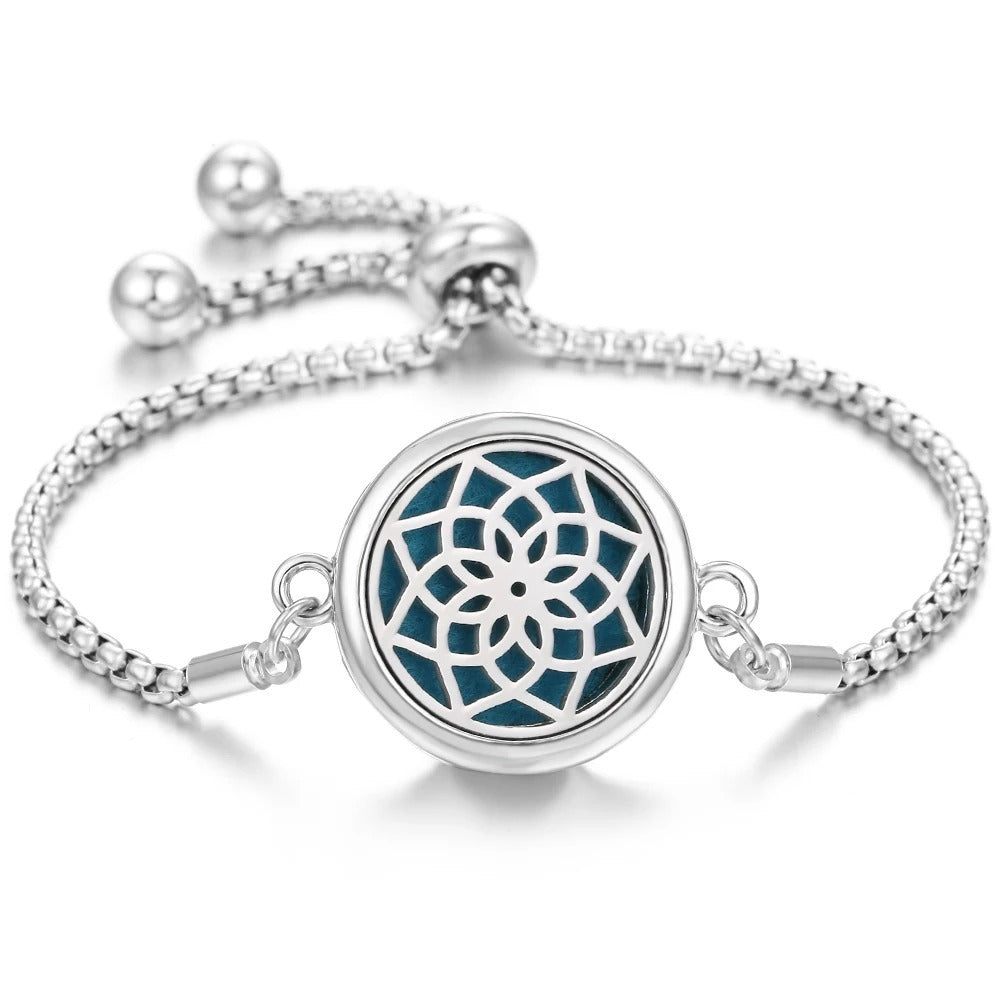 Lucky Tree Aromatherapy Oil Stainless Steel Alloy Bracelet 62ab0091 8e70 4e0f adb0 b92f14a3e01d