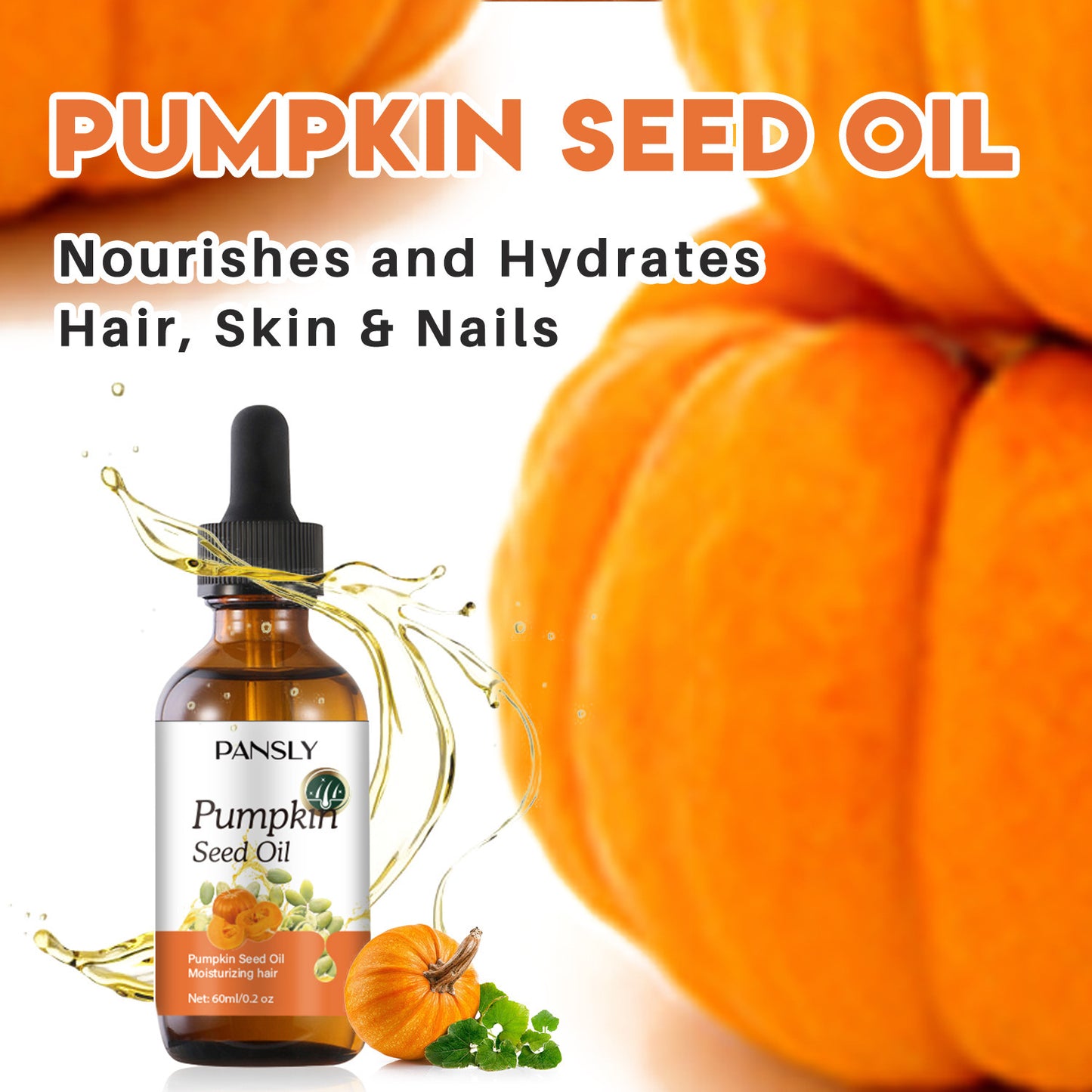Pumpkin Seed Oil Hair Care Moisturizing 60ML 62ca9349 0801 4703 9375 63087028cb87