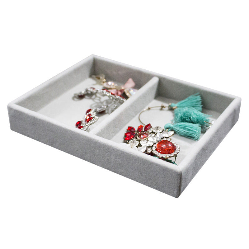 Jewelry storage box flannel earrings jewelry box storage box 62ce8199 966f 4686 850f e7ea3212bffb