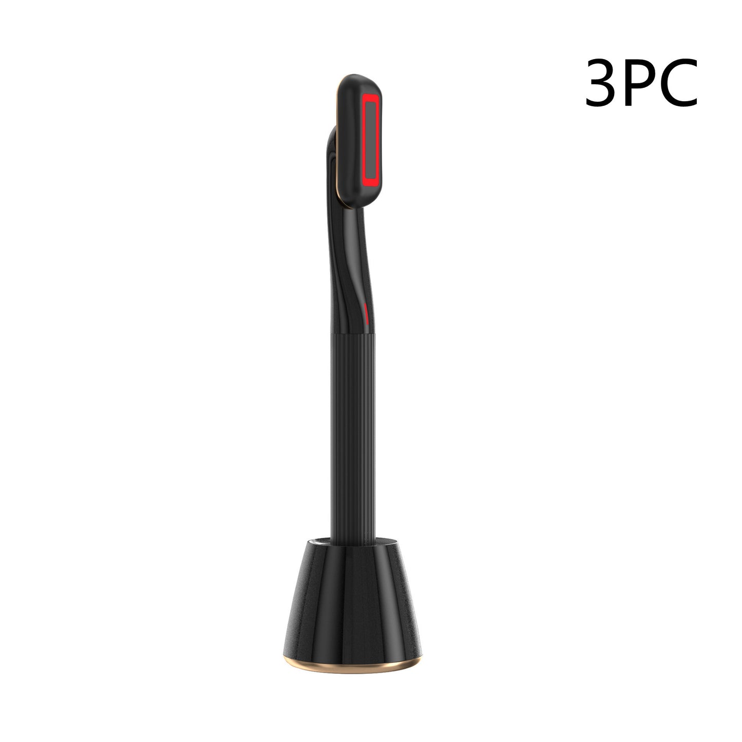 New Upgraded 360 Degrees Rotary Eye Massage Therapeutic Warmth Face Massage Red LED Light 5-in-1 Skincare Tool Wand 62d23432 