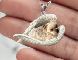 New Unique Dogs And Cats Sleeping Angel Pendant Car Key Ring 62d3e11e c038 449b 8747 ac9cd6633483