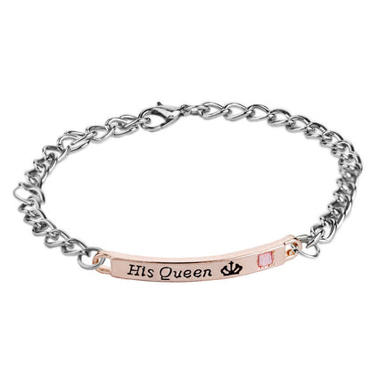 Fashion Simple English Alphabet Men's And Women's Bracelets 62de5d0c 7563 4a9a b652 6cfcb53b0c20