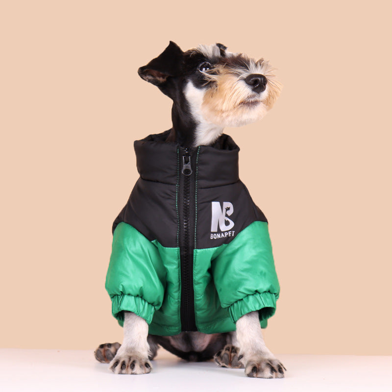 Fashion Dog Cotton Clothes Pet Reflective Autumn And Winter Warm Trendy Brand Jacket 62e00785 152d 45ab 9a20 a4ae9c750fae