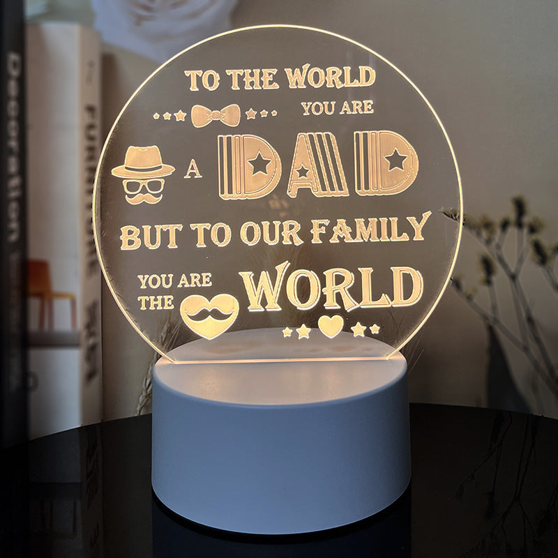 Creative 3D Night Heart Shaped Blessing Language USB Small Table Lamp 62eb6c69 9427 468c b735 51aafc2a67ef