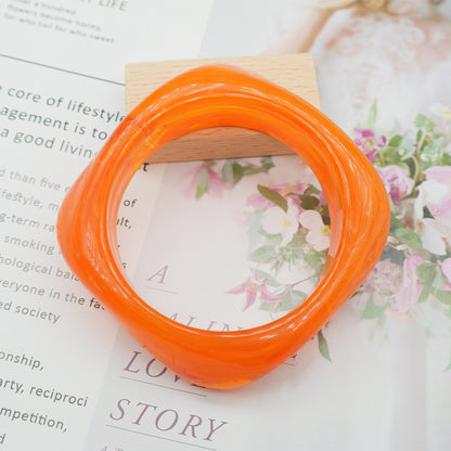 Marbling Acrylic Bracelet Shaped Irregular Square 62fc51cf 18eb 4ca1 bea0 e5b9049718d8