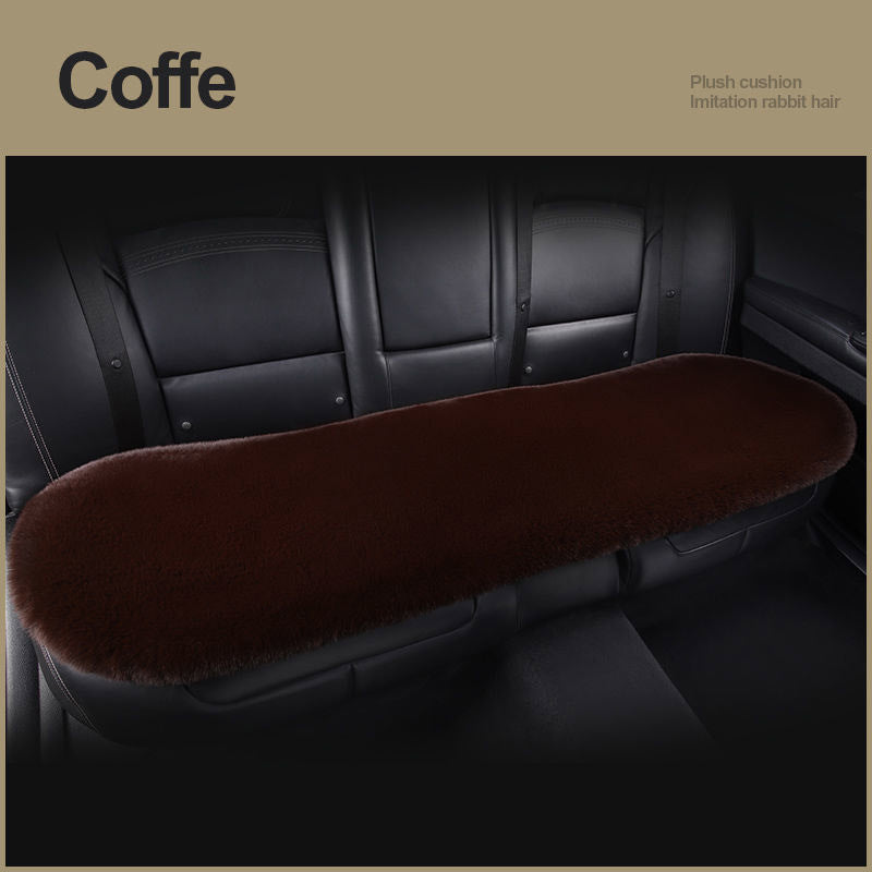 Car Seat Winter Plush Single Seat Square Cushion 6309e425 8c36 4324 a9a6 297757269293