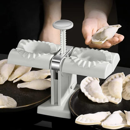 Dumpling Mould Double Head Dumpling Mold Lazy Artifact Manual Press Noodle Dumpling Maker Kitchen Accessories Dumpling Maker 