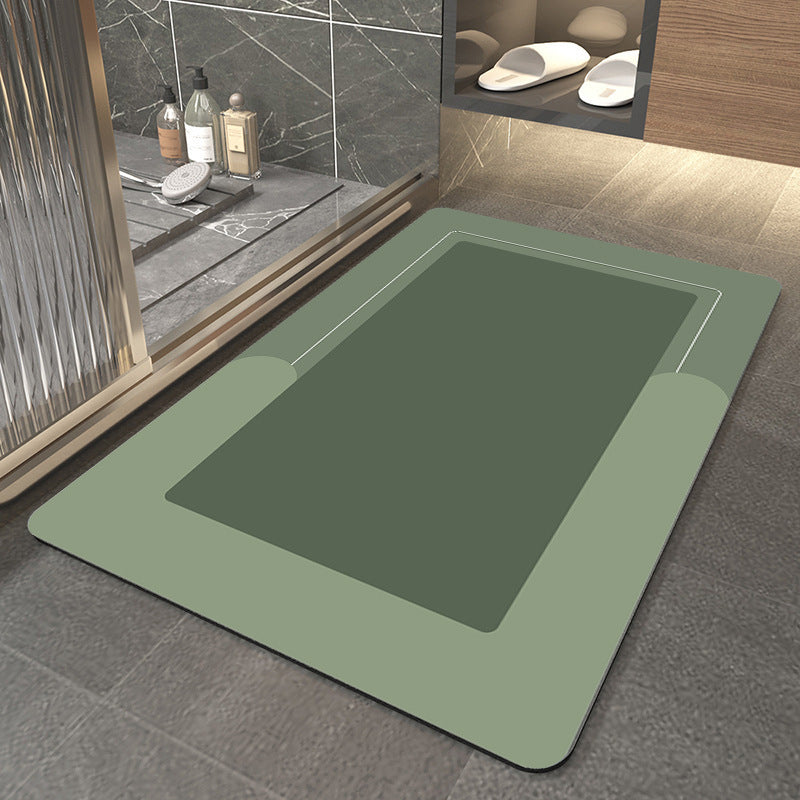 Household Solid Color Bathroom Absorbent Floor Mat 63161d75 1310 44fc ad37 5ea7d3e64c1d