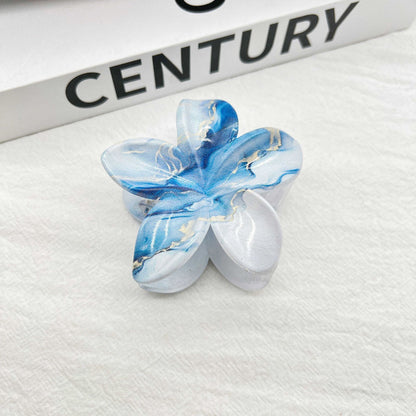 Color Blooming Plumeria Rubra Grip Dopamine Girl Back Head Hair Clip 63181fbf ea3d 4843 a4b5 0961988527fd