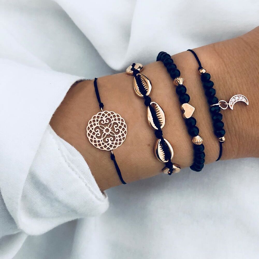Bohemian Bracelets & Bangles Set Vintage Bead Boho Charm Bracelet For Women Jewelry Accessories Pulseras Mujer Bijoux Femme 6
