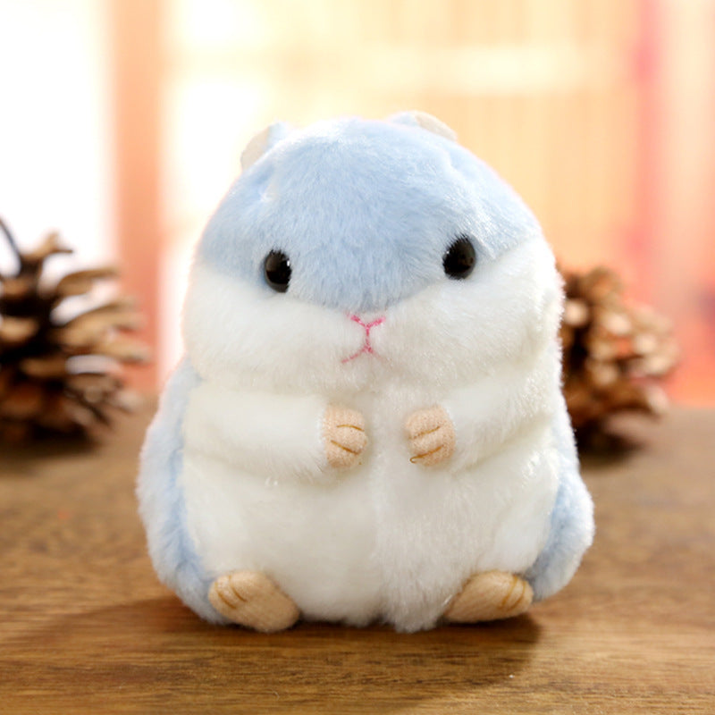 Hamster plush doll keychain 6324409495962