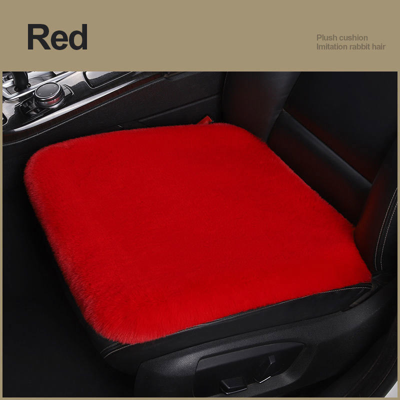 Car Seat Winter Plush Single Seat Square Cushion 6332d935 70d3 4d80 ba0a 752970be7717