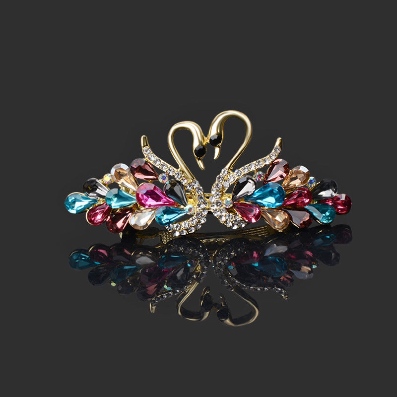 Small Fashion Double Swan Women's Hair Clip 63337605 6810 4ded afad 22da401ca094