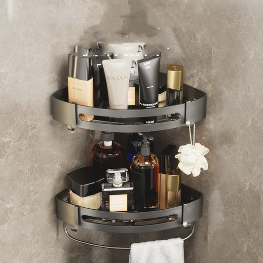 Bathroom Triangle Shelving Bathroom Wall Hanging Shelving Perforated Simple Storage Rack 633849bd 3db9 4ce4 91a9 a9ed56479783