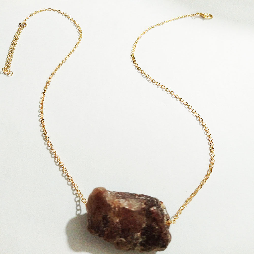 European And American Jewelry Original Crystal Necklace Rough Stone Necklace 634f362f 900d 43a0 a1b2 5d171d16407d