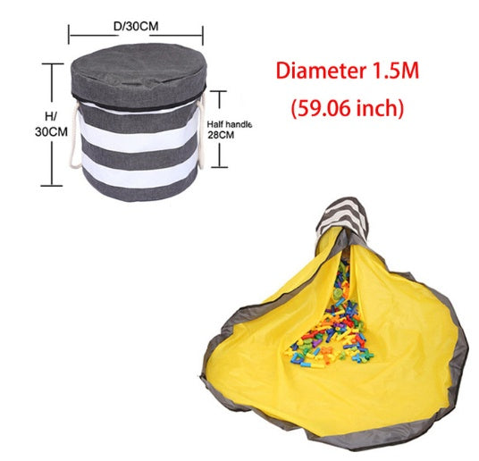 Portable Kids Toy Storage Bag 635244611190