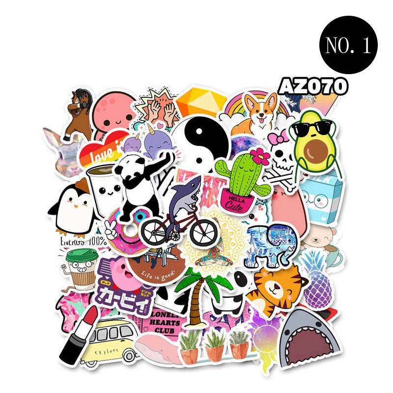 Color anime cartoon stickers cute suitcase decoration waterproof 63637203673929